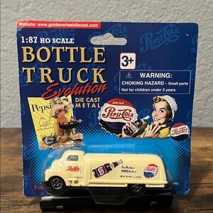 Pepsi Cream Die-Cast Bottle Truck Toy